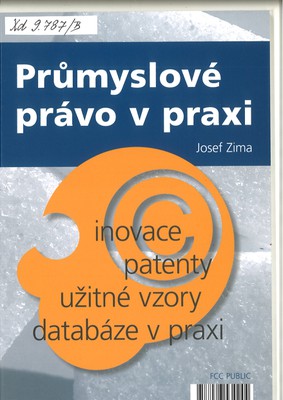 OBÁLKA KNIHY-PRŮMYSLOVÉ PRÁVO